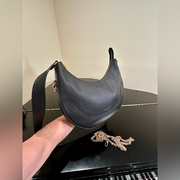 Marc Jacobs NWT Luxury Authentic Minimalist RARE Pebbled Leather Hobo Bag - Picture 4 of 17